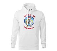 Breaking Bad Los Pollos Hermanos Restaurant Albuquerque Fun Sweat A Capucha Blanc Unisex Size L