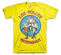 Breaking Bad Officiellement sous Licence Los Pollos Hermanos T-Shirt (Jaune), Small