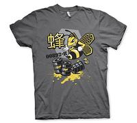 Breaking Bad Officiellement sous Licence Meth Bee 00892-B T-Shirt (Gris Foncé), Large