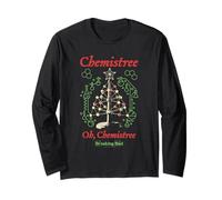 Breaking Bad Oh Chemistree Funny Christmas Science Humor Manche Longue
