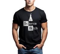Breaking Bad T-Shirt Homme Science Bitch Noir L