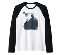 Breaking Bad Walter and Jesse Black and White Photo TV Show Manche Raglan