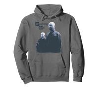 Breaking Bad Walter and Jesse Black and White Photo TV Show Sweat à Capuche, Unisexe pour Adultes, Asphalte, L