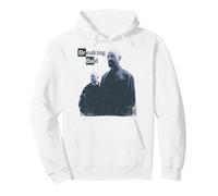 Breaking Bad Walter and Jesse Black and White Photo TV Show Sweat à Capuche, Unisexe pour Adultes, Blanc, L