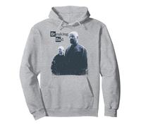Breaking Bad Walter and Jesse Black and White Photo TV Show Sweat à Capuche, Unisexe pour Adultes, Gris Chiné, XL