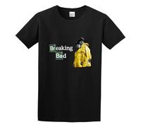Breaking Bad Walter White and Jesse Pinkman Mens T-Shirt Black Unisex Tee XL