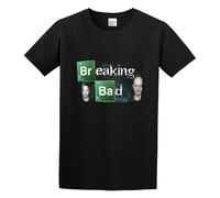 Breaking Bad Walter White and Jesse Pinkman Mens T-Shirt Black Unisex Tee XL