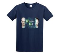 Breaking Bad Walter White and Jesse Pinkman Mens T-Shirt Navy Unisex Tee XL