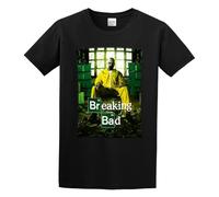 Breaking Bad Walter White Unisex 100% Cotton Short-Sleeve T-Shirts Black S