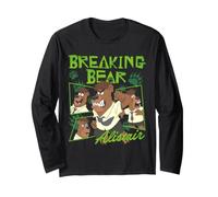 Breaking Bear Alistair Action Collage with Logo Cartoon Manche Longue