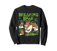 Breaking Bear Alistair Action Collage with Logo Cartoon Sweatshirt