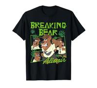 Breaking Bear Alistair Action Collage with Logo Cartoon T-Shirt