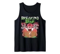 Breaking Bear Angry Attack Collage with Logo Funny Cartoon Débardeur