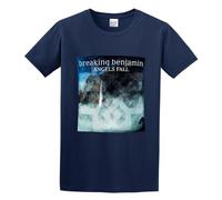 Breaking Benjamin Angels Fall Mens T-Shirt Navy Unisex Tee XXL