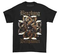 Breaking Benjamin Men's Floral Tee T Shirt Black L