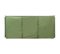 Breaking, briseurs de Vent Camping Sunroping Oxford Tissu écran de Break 3 Panneau Léger Breaker Intimité Bouclier pour l'activité extérieure Army Green 98.4 * 27, 6 Pouces