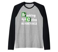Breaking Gains : Science et Fitness Amusants Manche Raglan