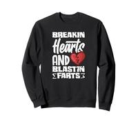 Breaking Hearts and Blastin Farts - des garçons drôles pour la Saint-Valentin Sweatshirt