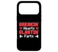 Breaking Hearts and Blasting Farts Saint Valentin Drôle Coque pour iPhone 17 Pro Max