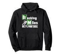 Breaking Miles Running est Amusant Sweat à Capuche