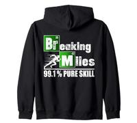 Breaking Miles Running est Amusant Sweat à Capuche