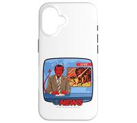 Breaking News Satan Occult Retro Vintage Funny Adult Humor Coque pour iPhone 16