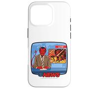 Breaking News Satan Occult Retro Vintage Funny Adult Humor Coque pour iPhone 16 Pro