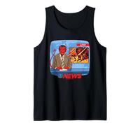 Breaking News Satan Occult Retro Vintage Funny Adult Humor Débardeur
