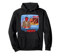 Breaking News Satan Occult Retro Vintage Funny Adult Humor Sweat à Capuche