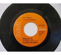 breaking up is hard to do / next door to an angel 45 rpm single