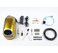 Breakling Brumisateur terrasse Exterieur Haute Pression 8 Buses et 10m de Tuyau - Rafraichit 25m² Environ sans mouiller, Jaune Clair