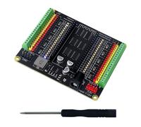 Breakout Board for ESP32/ESP32-S3 WROVER WROOM,Terminal Block Shield HAT with Pin Header,5V 3.3V Power Outputs,GPIO Status LED