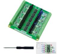 Breakout Board for Raspberry Pi Pico 1 2 W H WH, Terminal Block Shield Hat with Pin Header, GPIO Status LED.[V608]