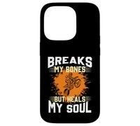 Breaks My Bones - Moto Amusante pour Homme Coque pour iPhone 14 Pro