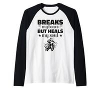 Breaks My Bones - Moto Amusante pour Homme Manche Raglan