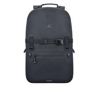 Breakwater Supply™ Fogland Sac à dos étanche submersible avec housse pour ordinateur portable, fermetures zippées hermétiques pour extérieur, bateau, surf, sac flottant, TPU (Noir furtif, 25 L)
