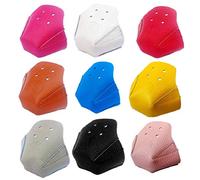 Breale 1 paire de protège-orteils anti-friction en cuir PU avec 4 trous pour patins à roulettes