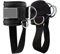 Breale Lot de 2 sangles de cheville réglables avec anneau en D - Support de cheville confortable - Protection de la cheville - Sangles de poulie pour les hanches et les cuisses