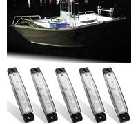 Breale Lot de 5 lampes de navigation étanches 12 V Bleu marine