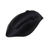 Breale Sous-vêtement sexy pour homme, short avec bretelles souples, insert de bonnet pour maillot de bain, culotte, pochette en éponge noire, Noir , Taille Unique