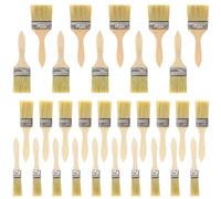 BREANIFULL 30 Pièces Pinceaux à Peinture 23/35/45/60 mm Pinceau Peinture Mur Pinceau Large Spalter Pinceaux Plat pour Meubles Ensemble de Pinceaux pour Vernis Huiles Peintures Murales