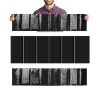 BREANIFULL Lot de 6 feuilles de ruban adhésif extra fort 120 cm x 28 cm pièges à cafards pour intérieur et extérieur, cuisine, jardin, maison, bureau