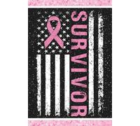 Breast Cancer Survivor Flag: Blank 120 Page Lined Journal/Notebook/Poetry/Lyric Book