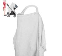 Breast Feeding Cover Women, Soft Nursing Cover with Hoop, Breastfeeding Supplies, Car Seat Accessories, 37.4x27.95inches for Baby, Pumping, Child Safety