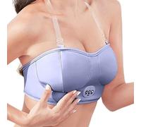 Breast Massager, Portable Bust Device, 0.18 Inches Compact & Lightweight, Rechargeable Electric Heated Tool for Travel, Home, Hospital, Postpartum Recovery, and Daily Nursing Care