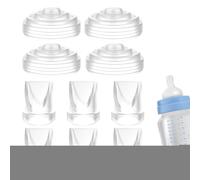 Breast Pump Parts, Breastfeeding Supplies, Nipple Extractor Kit, Lactation Support Accessories, Comfortable Safe Fit, Size for Mom, Postpartum, Hospital, Airplane, Nursery 1.69 x 1.69inches