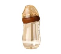 Breastfeeding Bottle - Silicone, Glass Heat-Resistant Bottle Body, Air Valv
