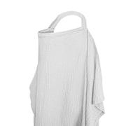 Breastfeeding Cover - Enhances Privacy & Comfort, Breathable Cotton Nursing Shawl + Arch Neckline View, Premium Pumping Blanket, For Shopping Malls Parks & Public Travel, 95x71cm Large Coverage, 1pc