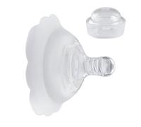Breastfeeding Nipple Shield, Silicone Nursing Cover, 2.99 & 3.5 Inches, Soft Soothing Relief, Flexible Skin-Friendly Design, Reusable Protective Pad for Home Baby Nursery Use