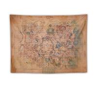Breath of The Wild HD Carte d'art - Affiches de jeu vidéo - Impressions d'art - Peinture murale à suspendre - Cadeau pour chambre à coucher - 76,2 x 101,6 cm